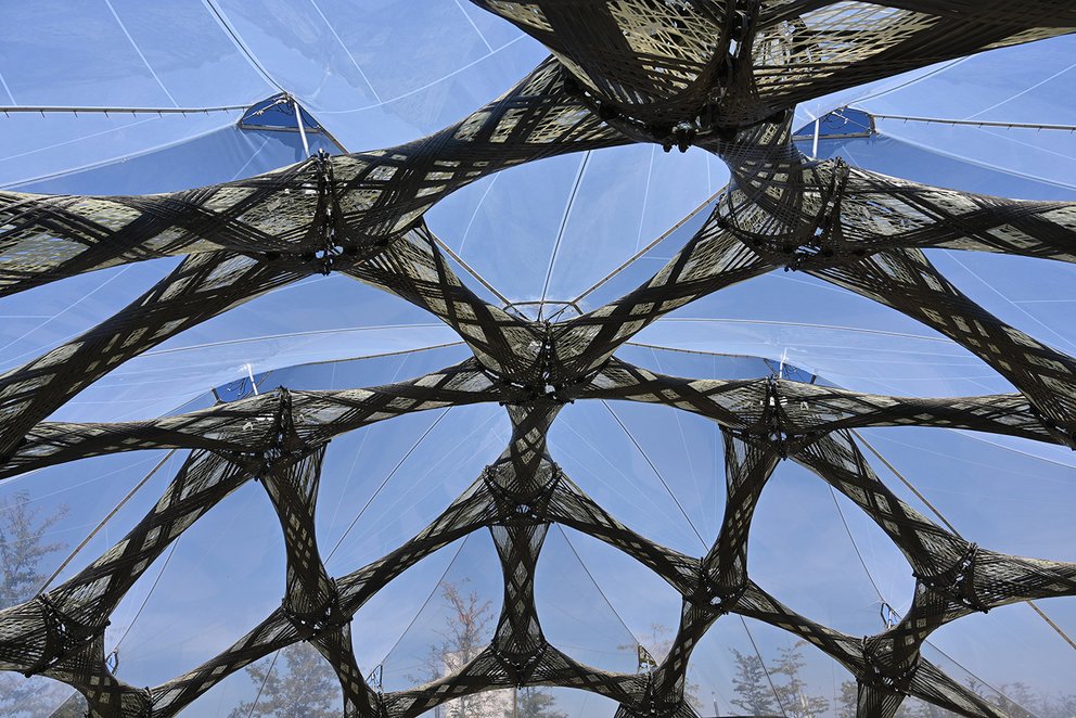Leichtbau: Faserpavillion BUGA Heilbronn
