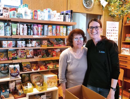 Spring cleaning and goods donations at the Hornberg food bank