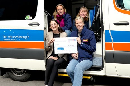 Projekt "Wir für Euch" unterstützt Wünschewagen Südbaden