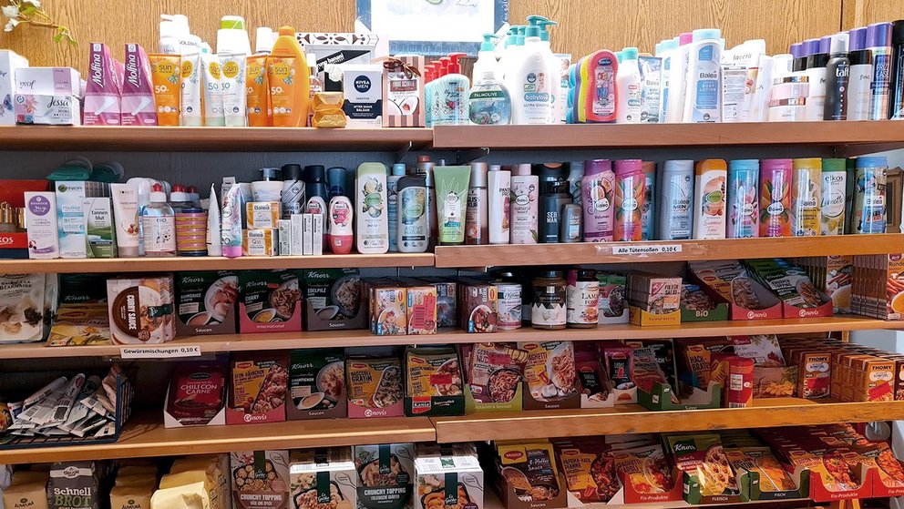 Hygiene donations for the Hornberg food store