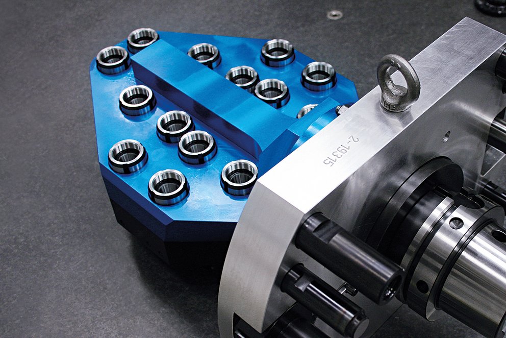 Mehrspindelkopf zur Bremssattelbearbeitung in der Automobilindustrie