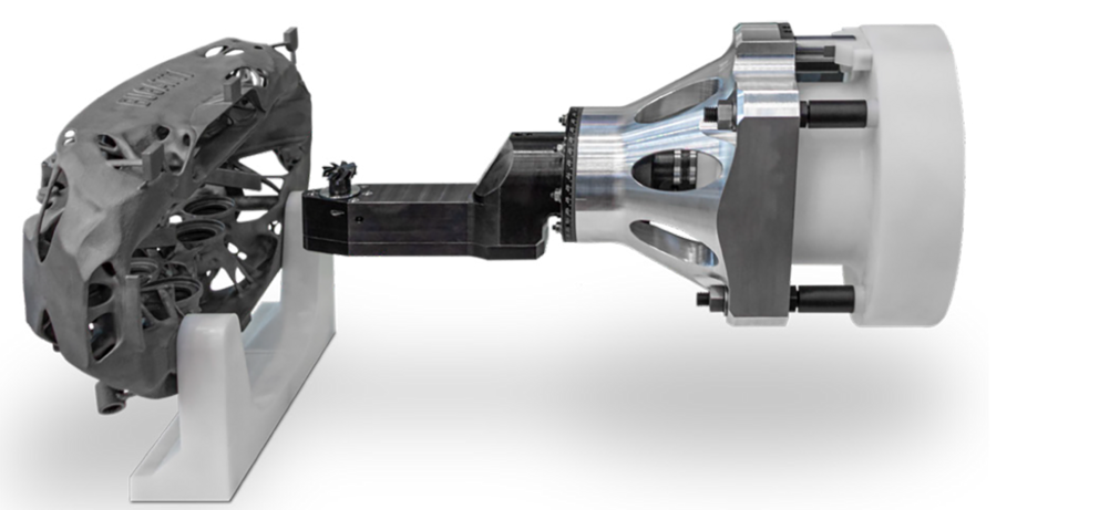 Bugatti Chiron Bremssattelbearbeitung mit BENZ Solidfix®